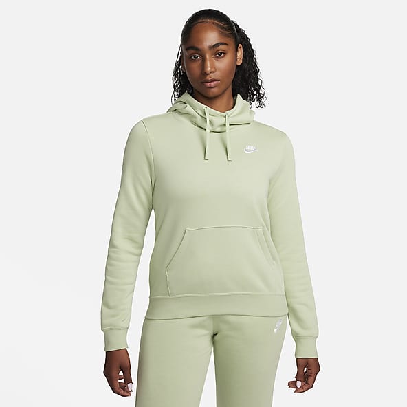 Womens Green Club Fleece. Nike